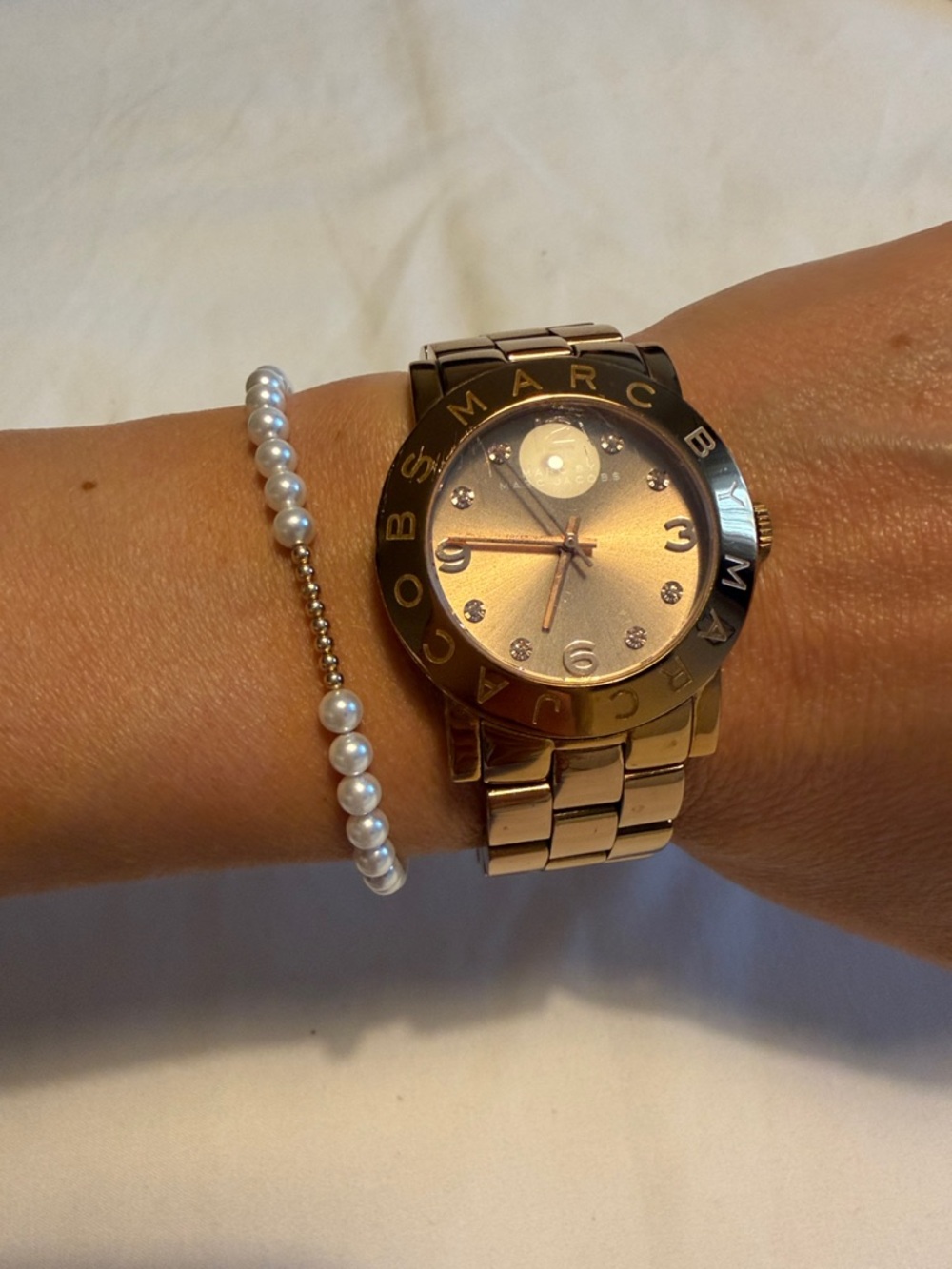 Marc by Marc Jacobs Rose Gold Tone Bracelet Watch